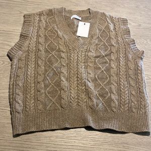Oak and Fort Brown Sweater Vest Small